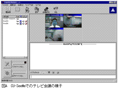 �}A�@CU-SeeMe�ł̃e���r��c�̗l�q